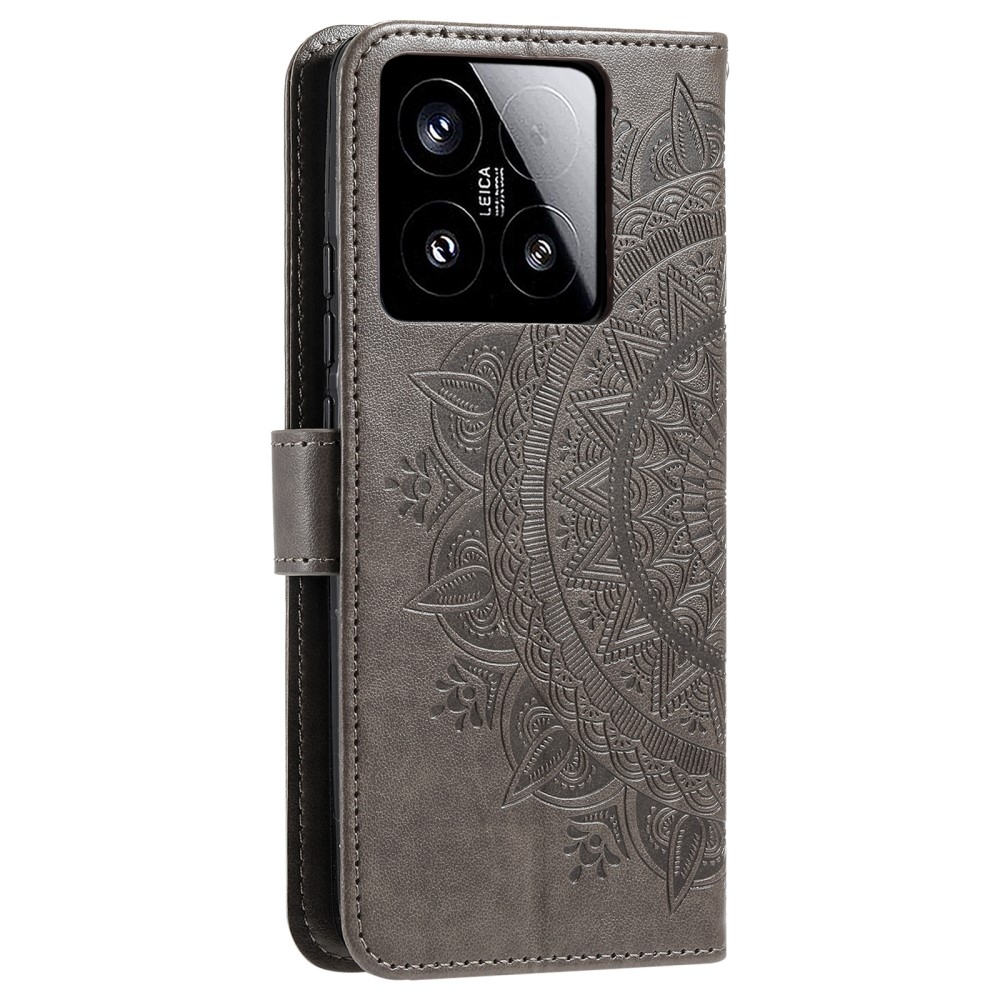 Mandala könyv tok Xiaomi 15 - szürke