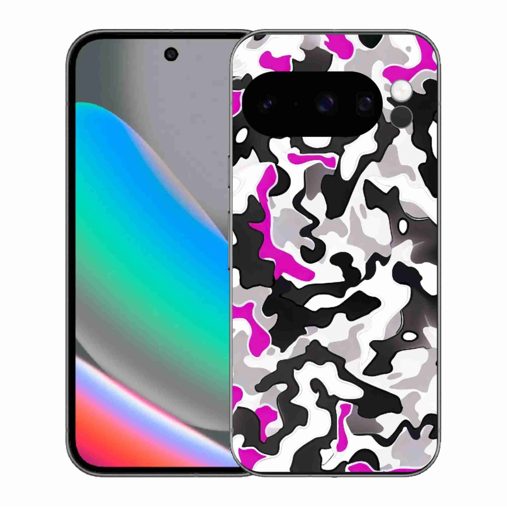 Zselés borítás mmCase a Google Pixel 10 Pro számára - terepszínű minta 5