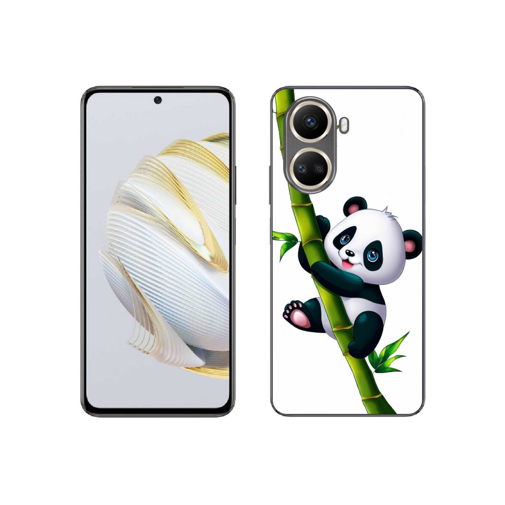 Gél borítás mmCase a Huawei Nova 10 SE-hez - panda a bambuszon