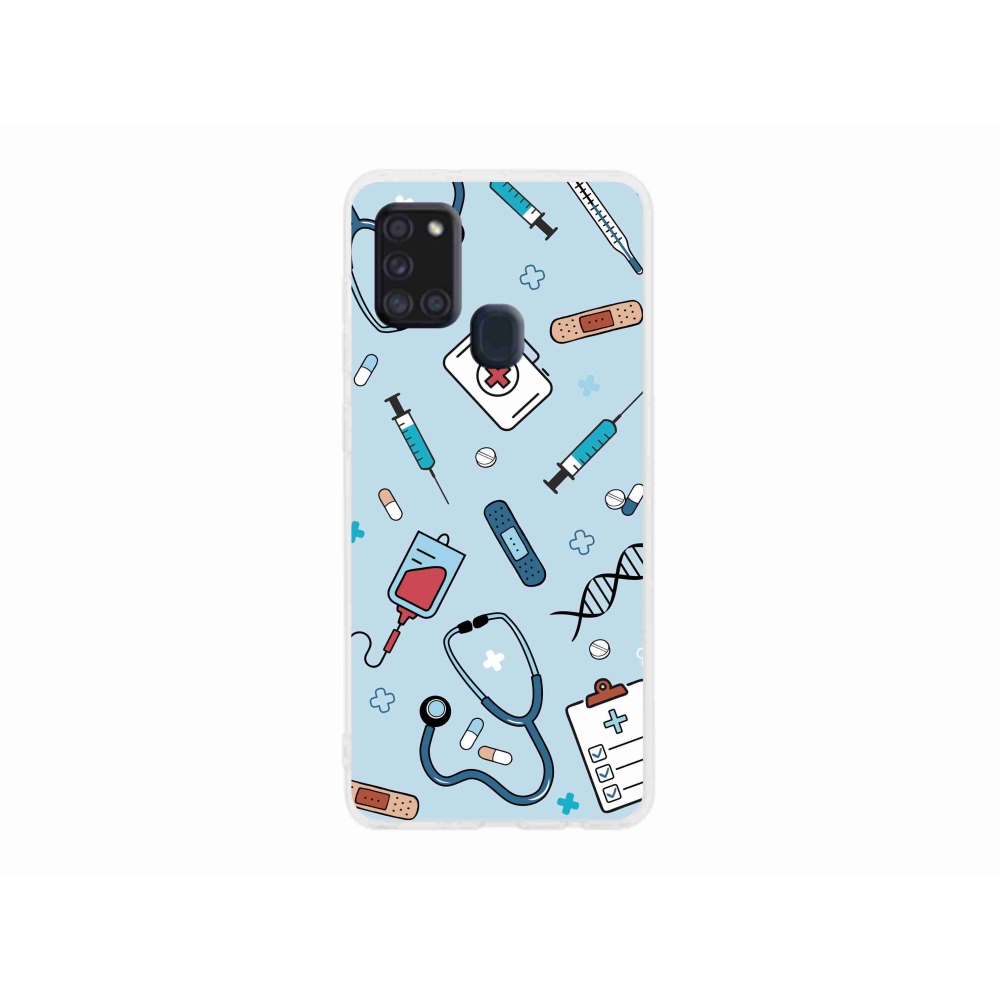 Gél borítás mmCase Samsung Galaxy A21s - egészség 1