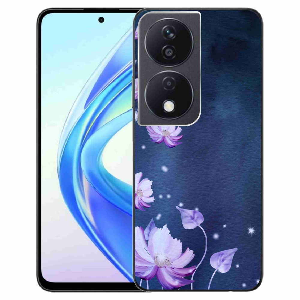 Gél tok mmCase a Honor X7b/Honor 90 Smart számára - hulló virágok