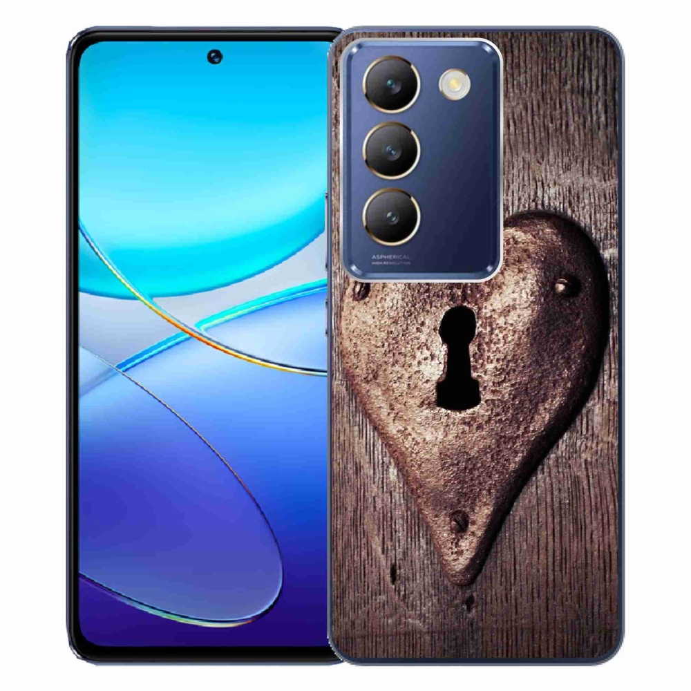 Gél borítás mmCase a Vivo V40 SE 4G/5G készülékhez - szív alakú zárral