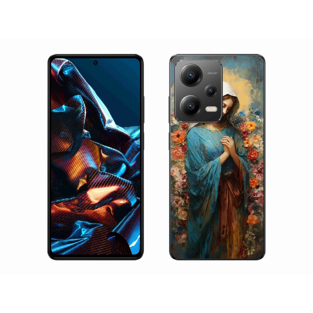 Gél borítás mmCase a Xiaomi Redmi Note 12 Pro 5G-hez - szent nő