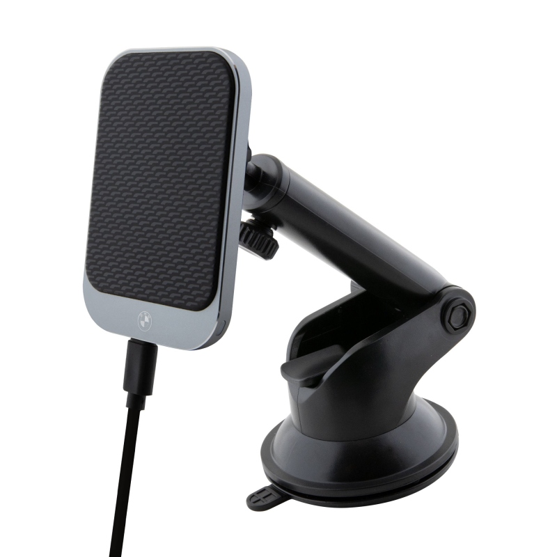 BMW Signature Edition mágneses indukciós autós tartó 15 W-os vezeték nélküli töltéssel Fekete