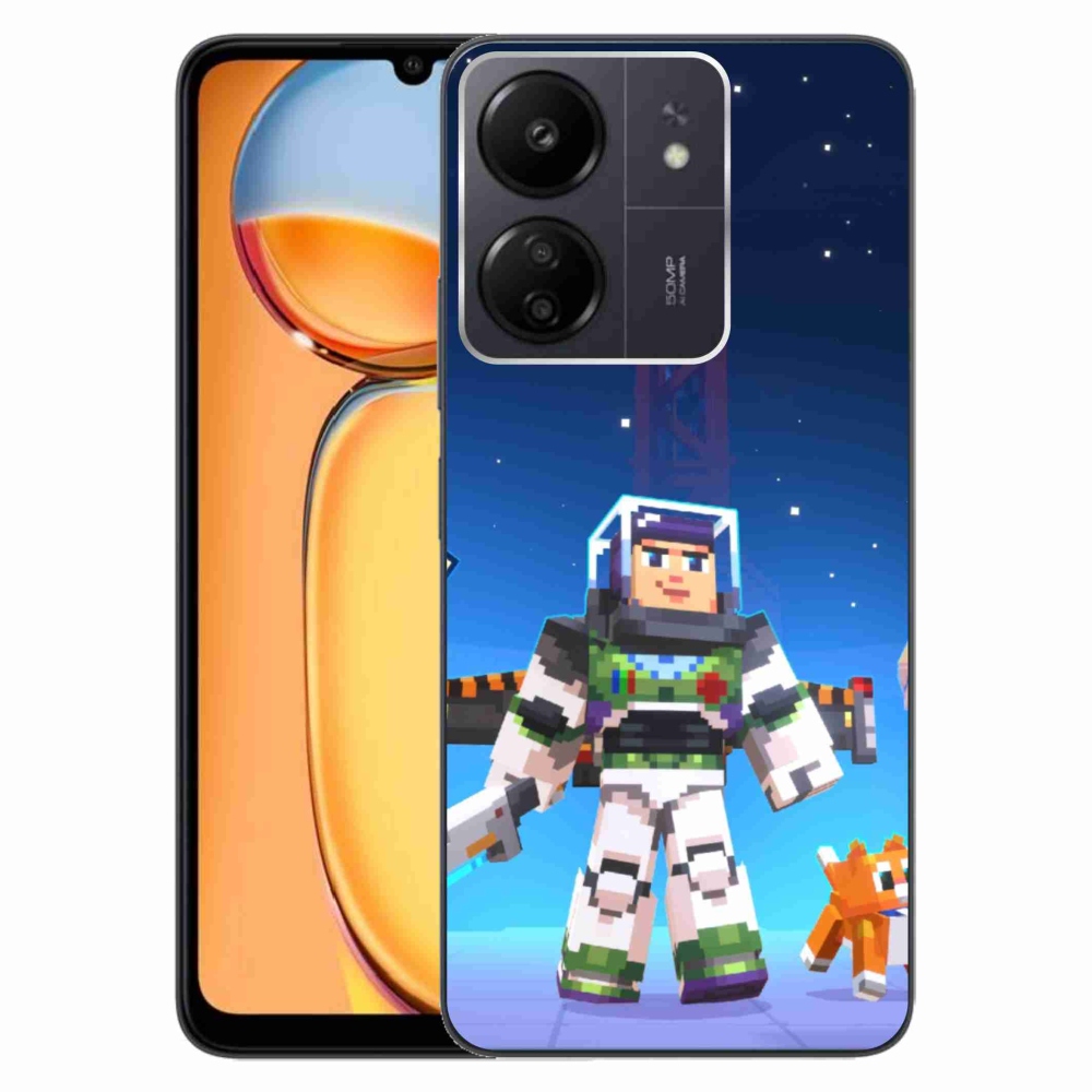 Gél borítás mmCase a Xiaomi Poco C65/Redmi 13C - minecraft 2 számára