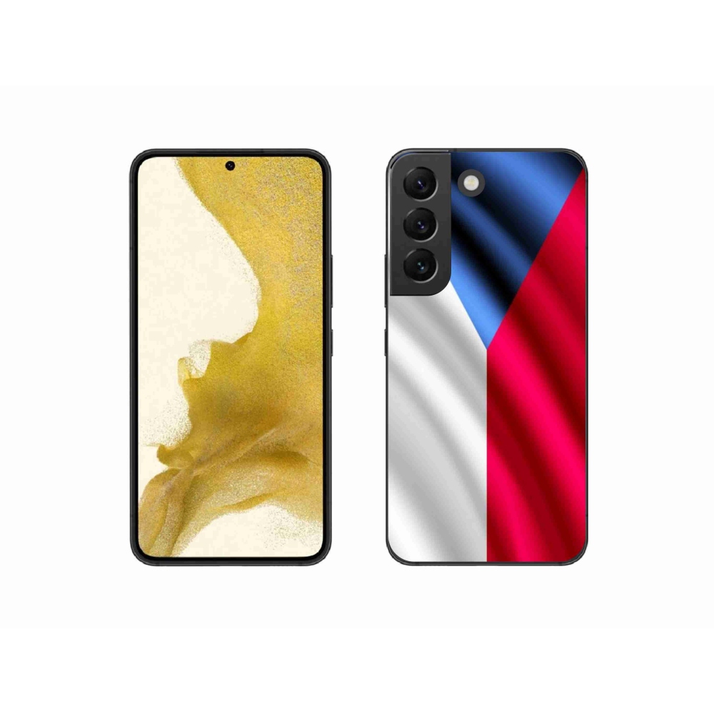 Gél védőhuzat mmCase Samsung Galaxy S22 5G - cseh zászlóhoz