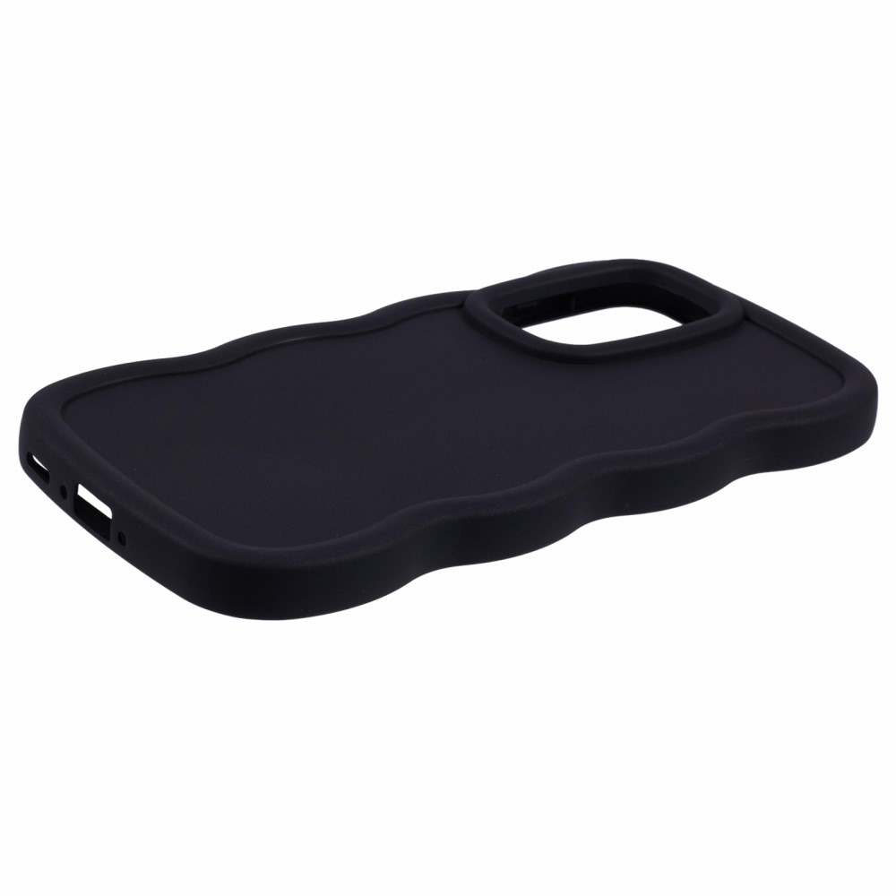 Hullám tartós zselés tok Samsung Galaxy A36 5G/A56 5G - fekete