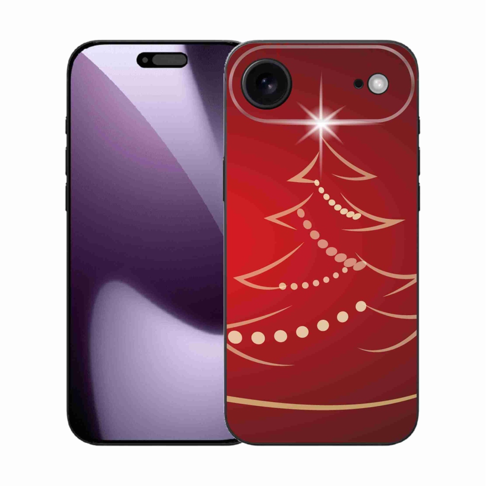 Gél borítás mmCase iPhone 17 Air készülékhez - karácsonyfa karikatúra