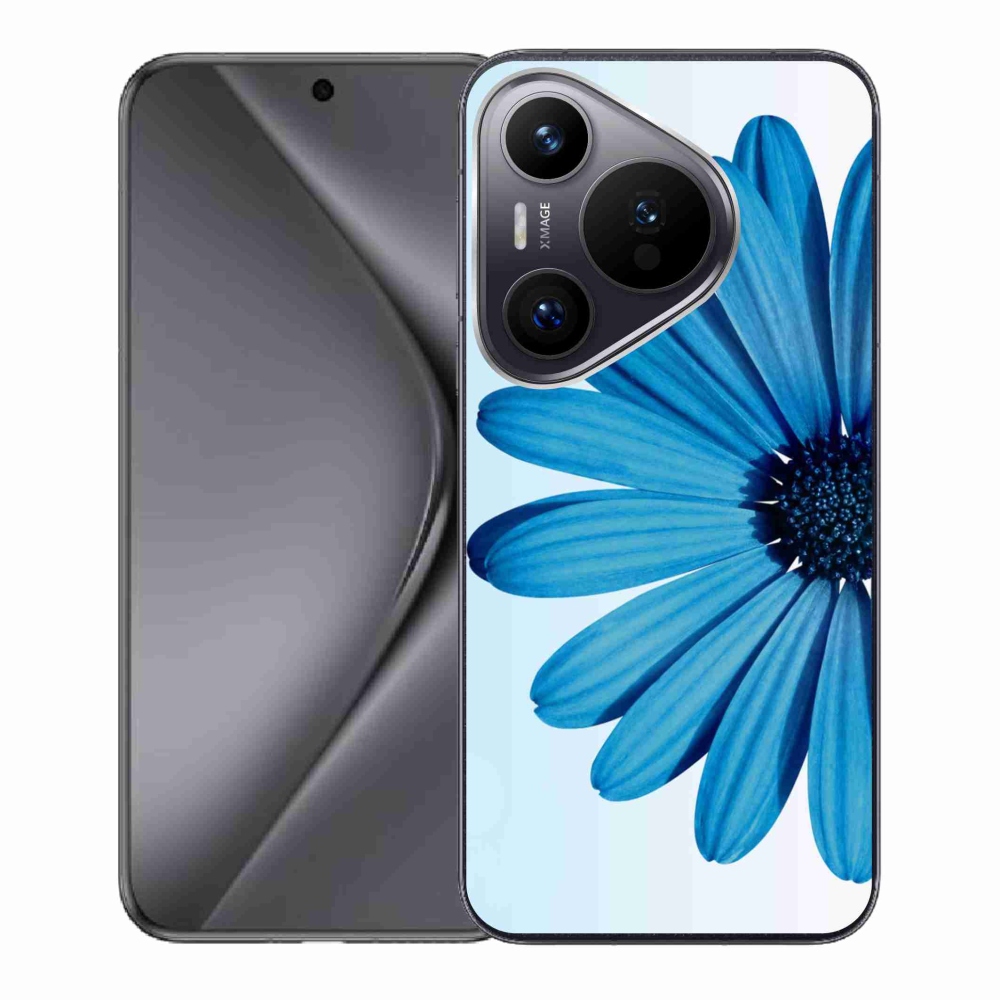 Gél tok mmCase a Huawei Pura 70 készülékhez - kék margaréta