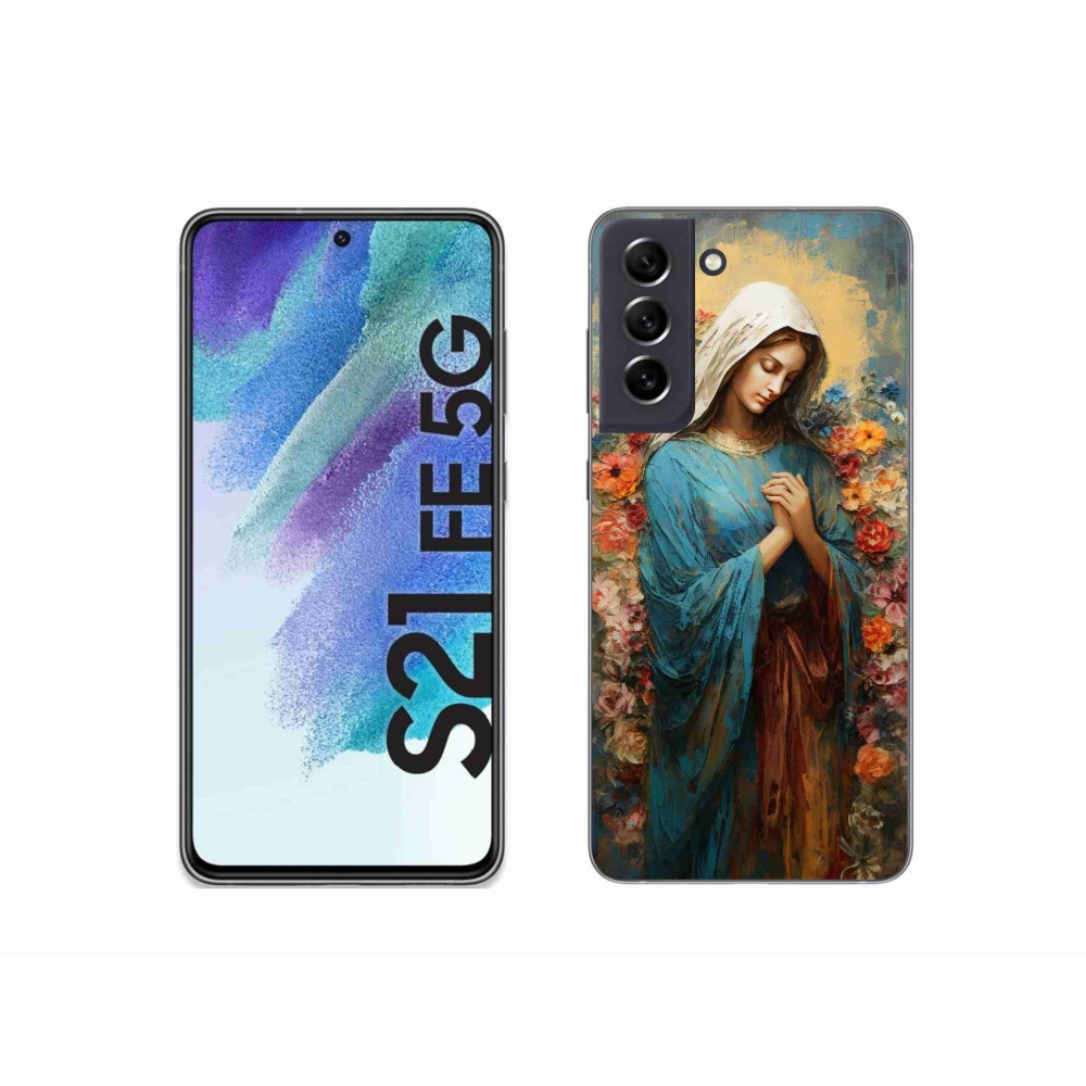 Zselés borítás mmCase Samsung Galaxy S21 FE 5G - szent nőhöz