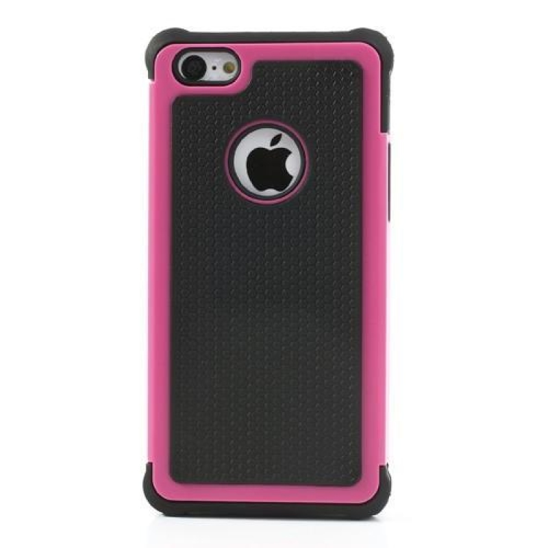 2V1 tartós tok iPhone 5C készülékhez - rózsaszínű