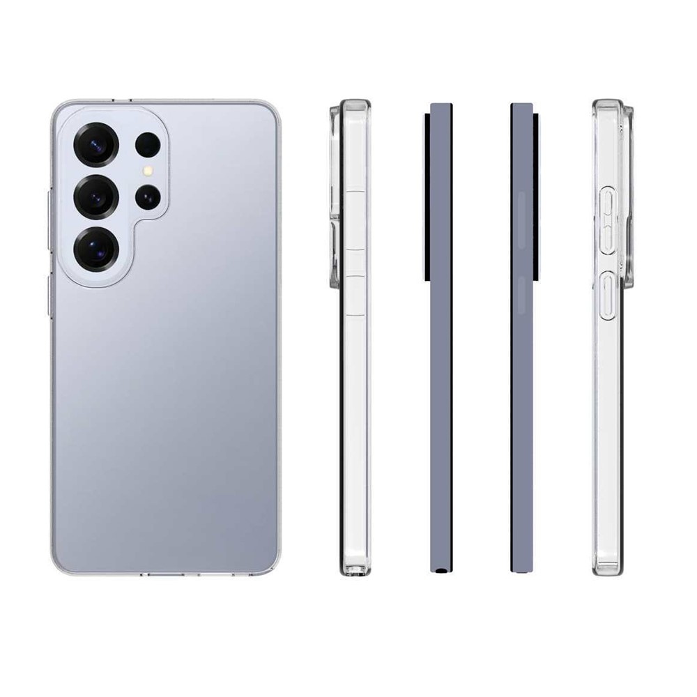 2in1 átlátszó zselés tok + edzett üveg Samsung Galaxy S26 Ultra - átlátszó