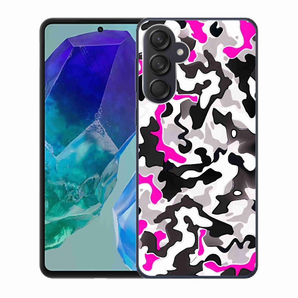Gél védőhuzat mmCase Samsung Galaxy M55 5G - terepszínű mintázat 5