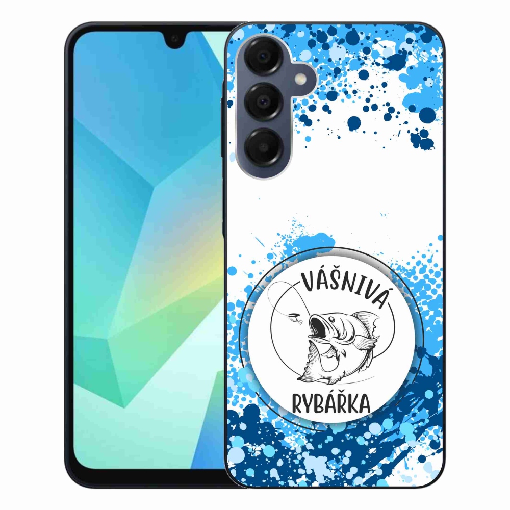 Gél borító mmCase Samsung Galaxy A16 4G/5G - szenvedélyes halásznő fehér háttérrel