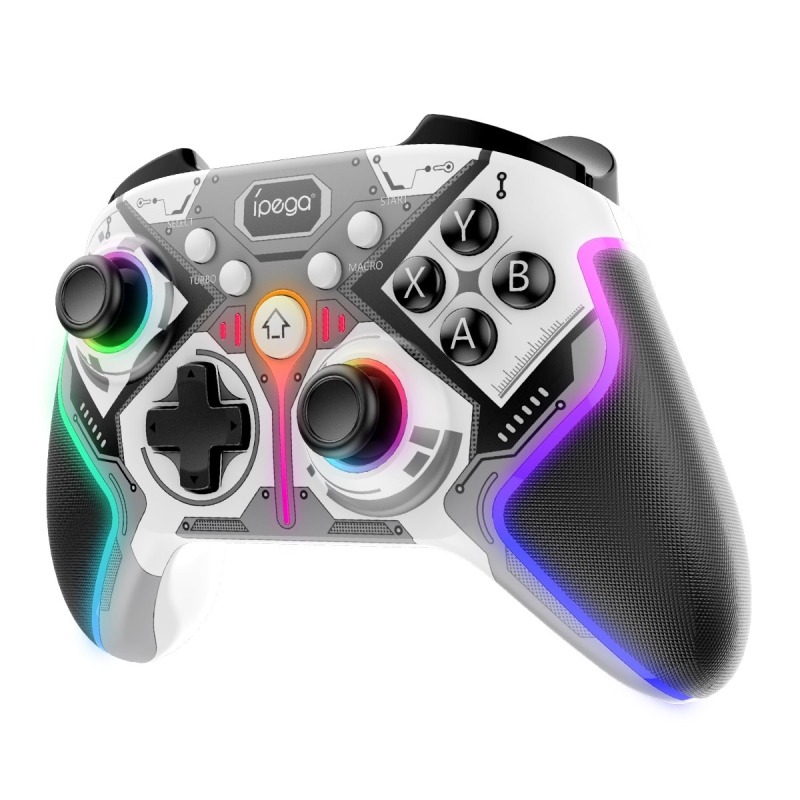 iPega 9666HH Bluetooth RGB Gamepad Android/iOS/PS3/PS4/PC/N-Switch szürke színben