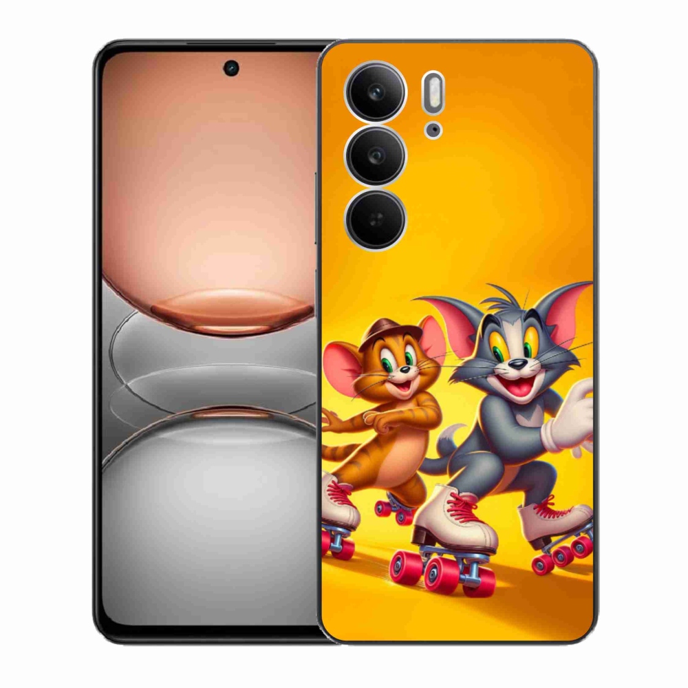 Gél borítás mmCase a Realme C75 készülékhez - tom and jerry
