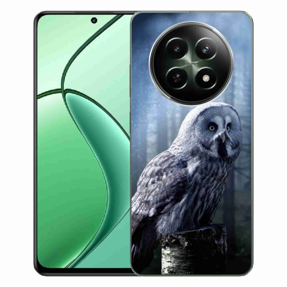 Zselés borítás mmCase a Realme 12 5G/12x 5G készülékhez - bagoly