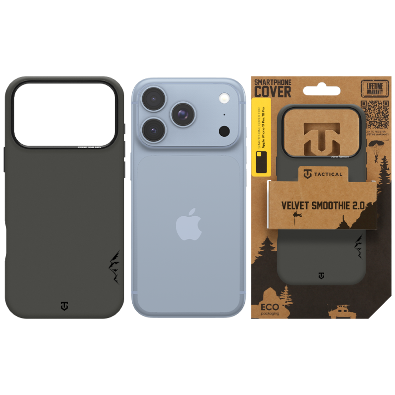 Tactical MagForce Velvet Smoothie 2.0 tok az Apple iPhone 18 Pro/17 Pro Bazooka modellhez