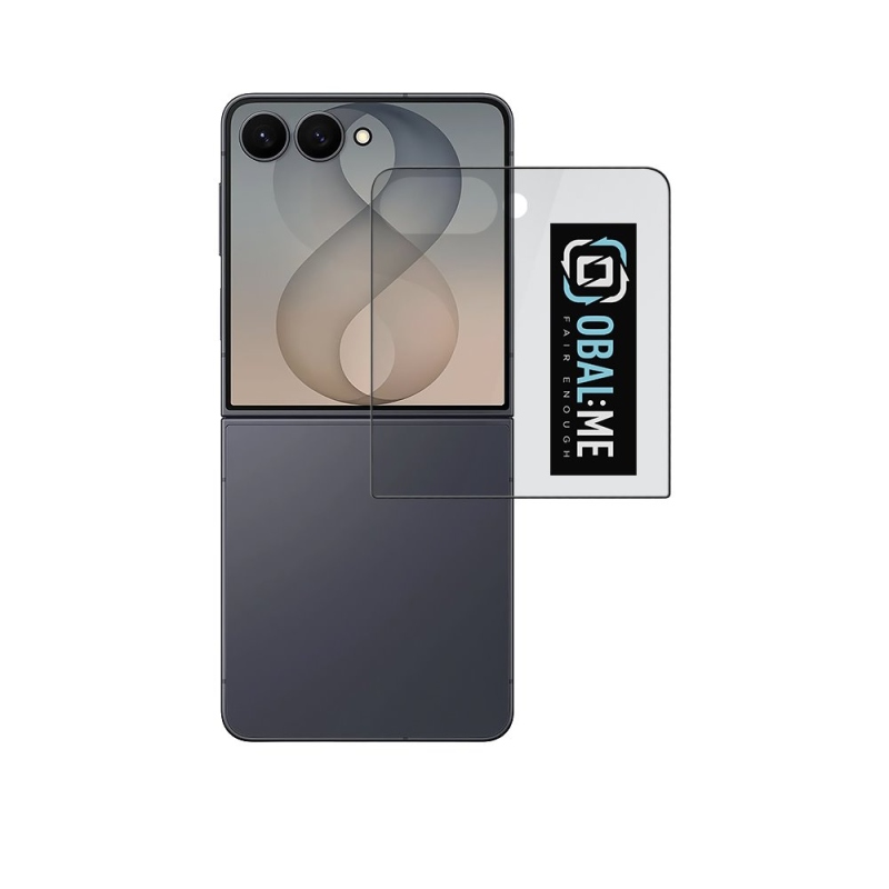 CSOMAGOLÁS: ME 5D edzett üveg a Samsung Galaxy Z Flip 8-hoz, fekete