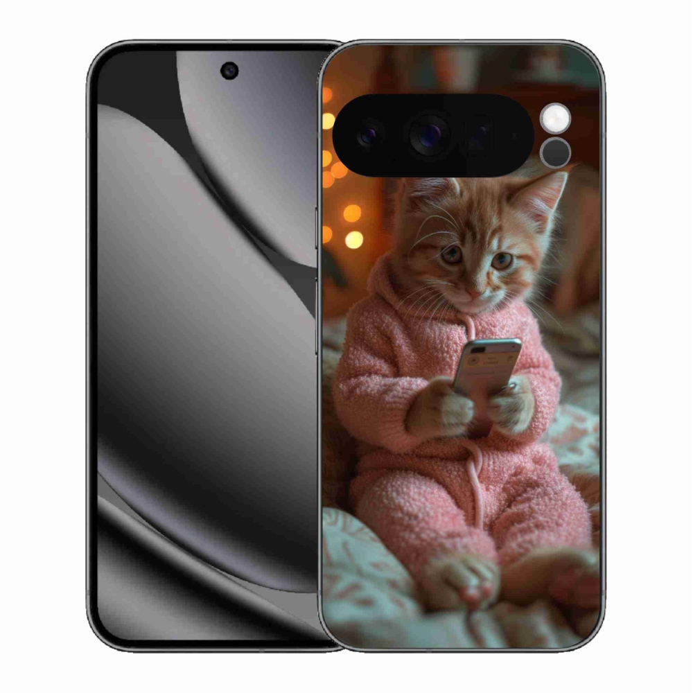 Gél védőburkolat mmCase a Google Pixel 10 Pro XL-hez - baba a mobillal