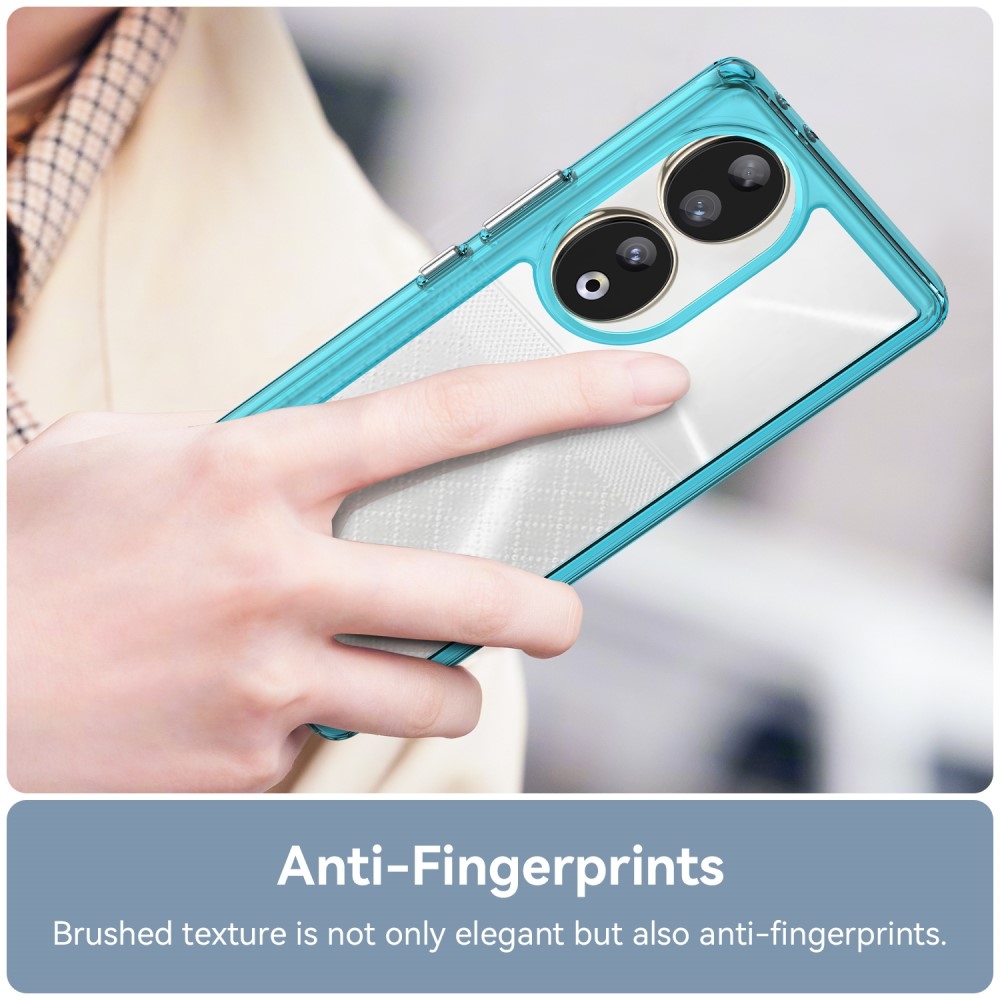 Gél tok fix hátlappal Honor 90-hez - kék