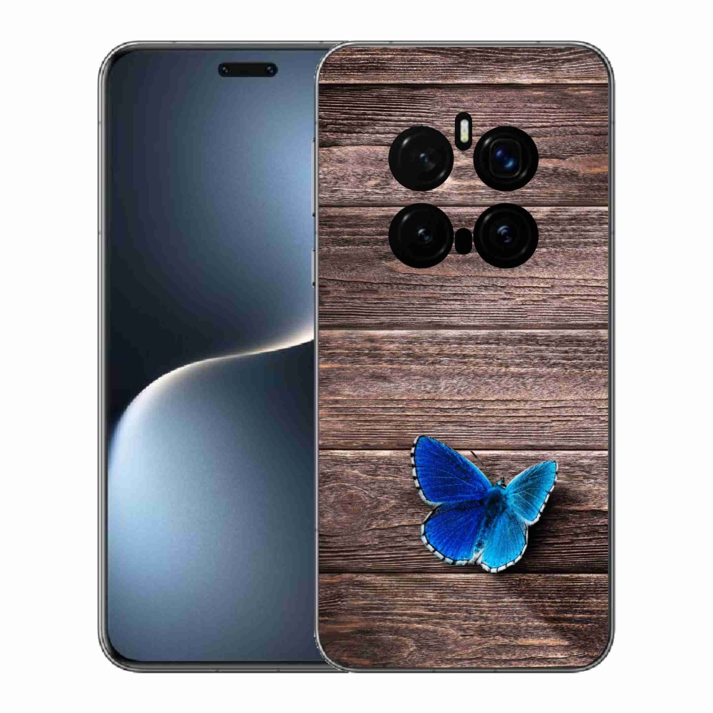 Gél védőhuzat mmCase a Honor Magic 7 Pro 5G készülékhez - kék pillangó 1