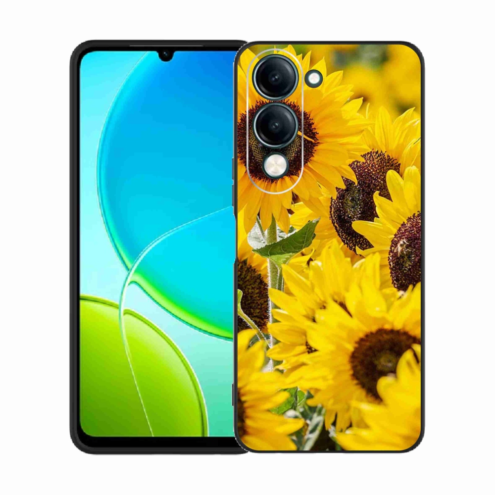 Gél védőburkolat mmCase a Vivo Y29s 5G készülékhez - Napraforgó