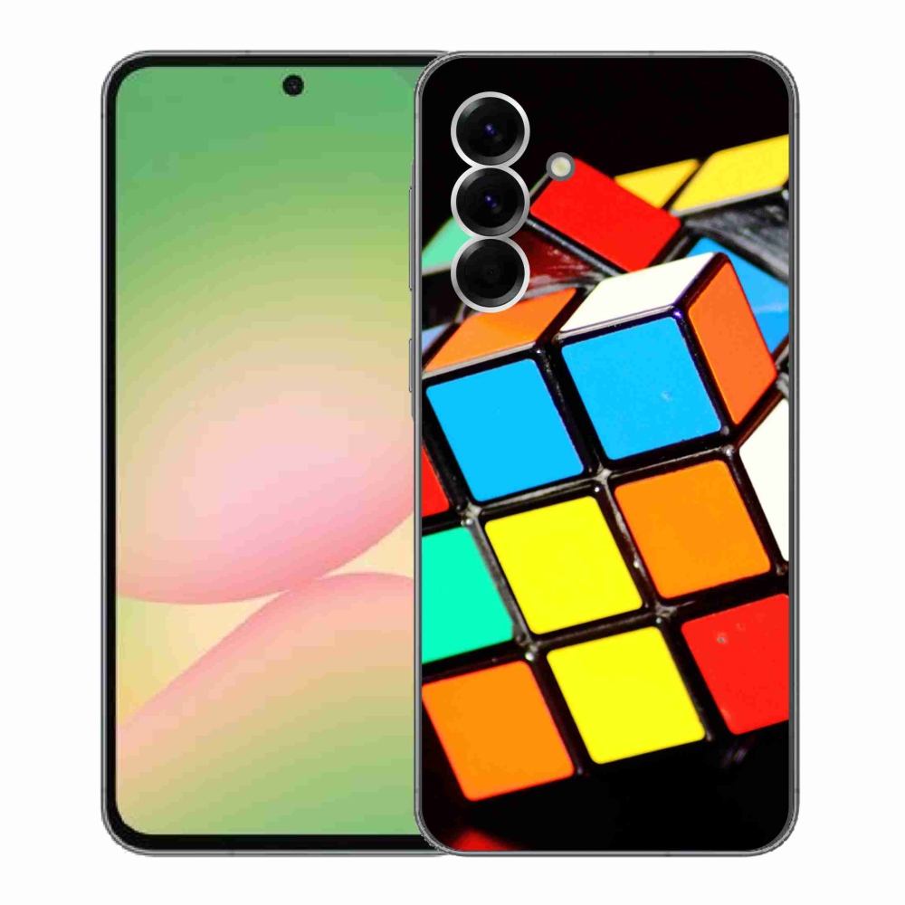 Gél borítás mmCase Samsung Galaxy A56 5G - Rubik-kocka számára