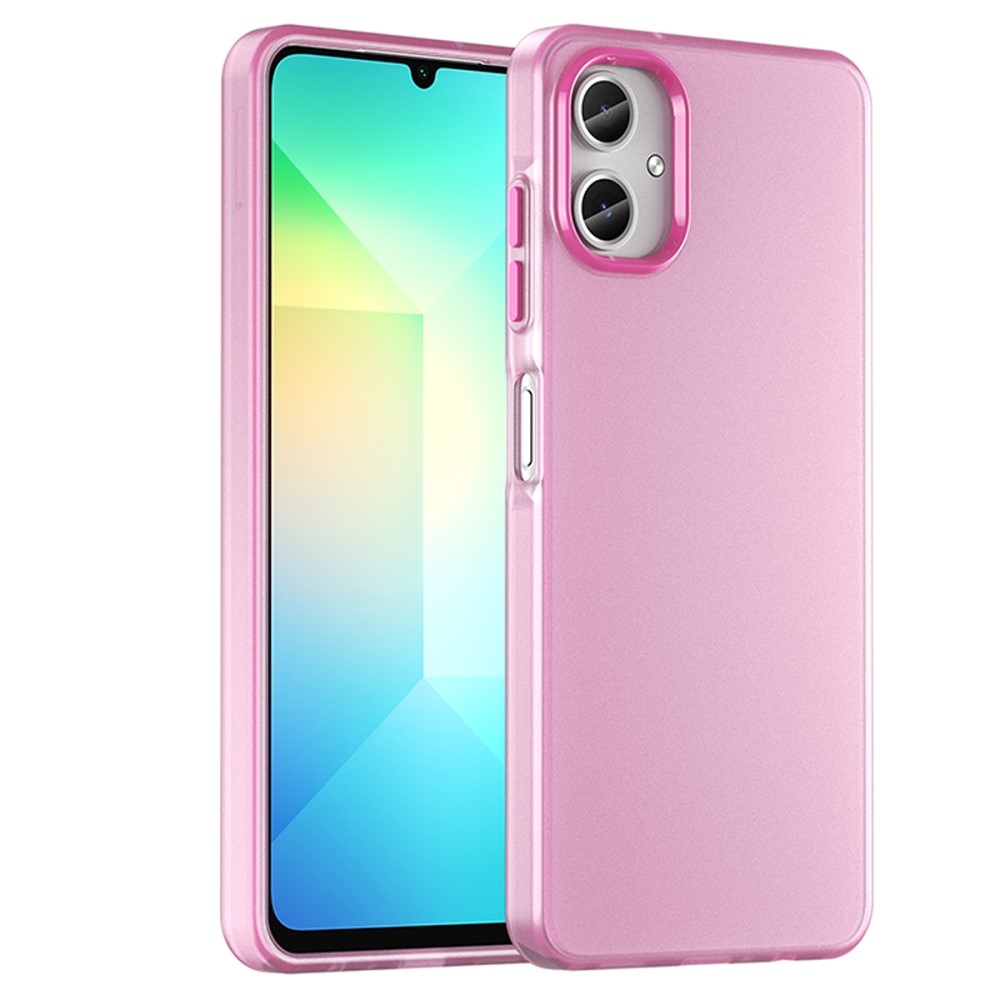 Candys matt zselés tok Samsung Galaxy A06 4G - rózsaszínű