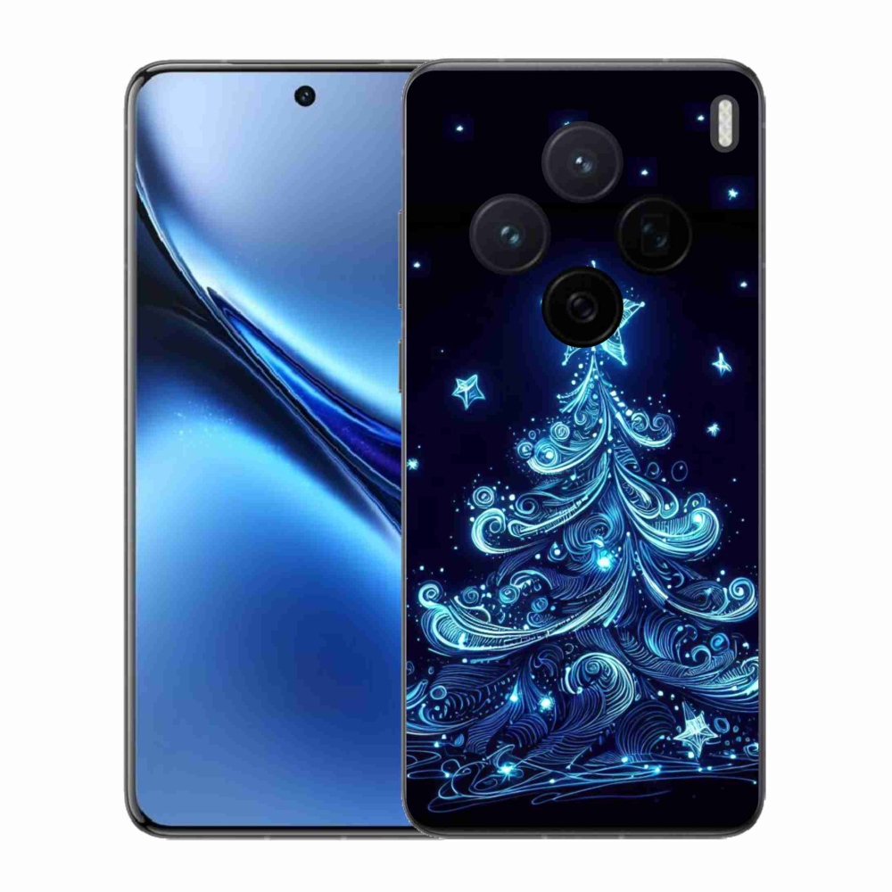 Gél borítás mmCase a Vivo X200 5G-hez - neon karácsonyfa 4
