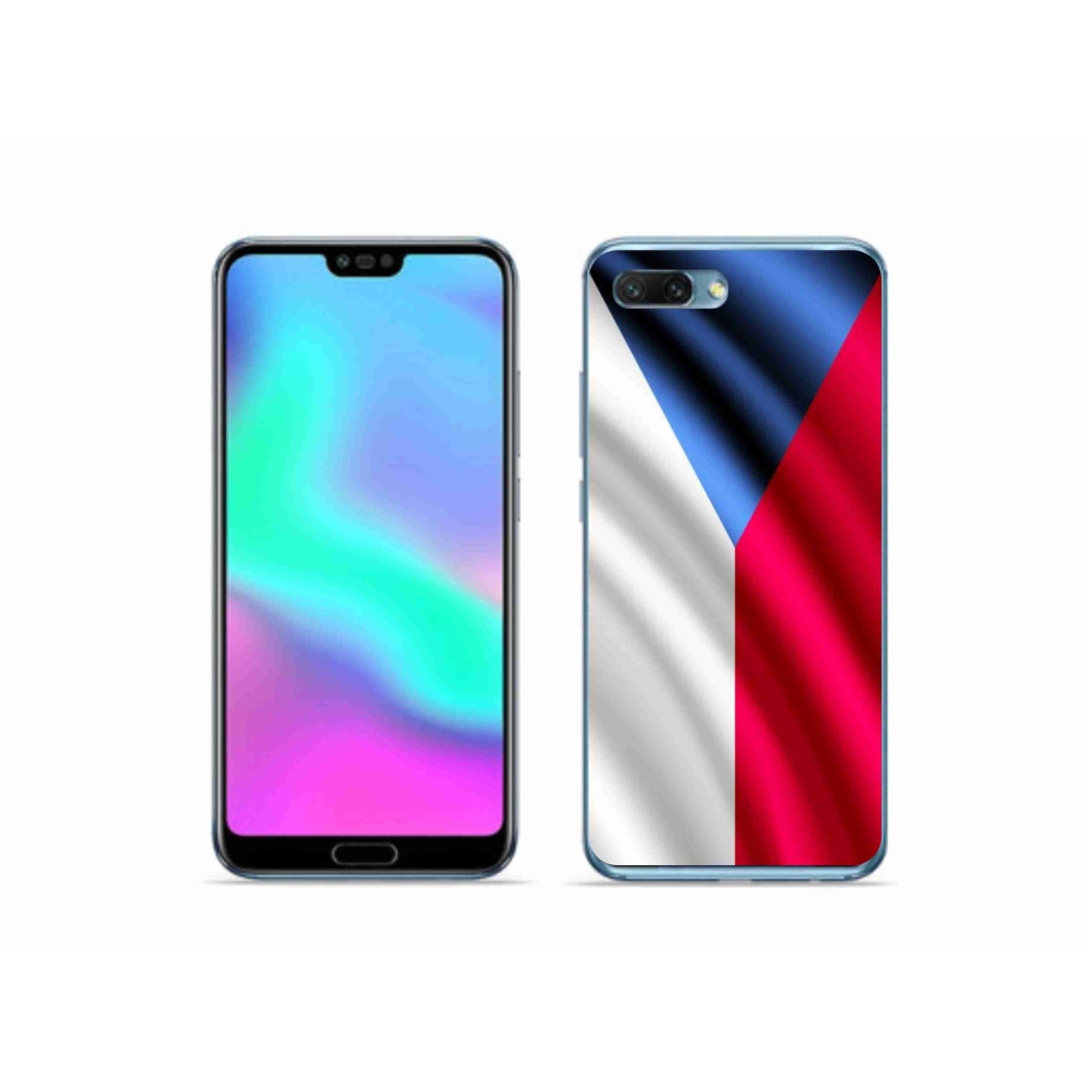 Zselés borítás mmCase a Honor 10 számára - cseh zászló