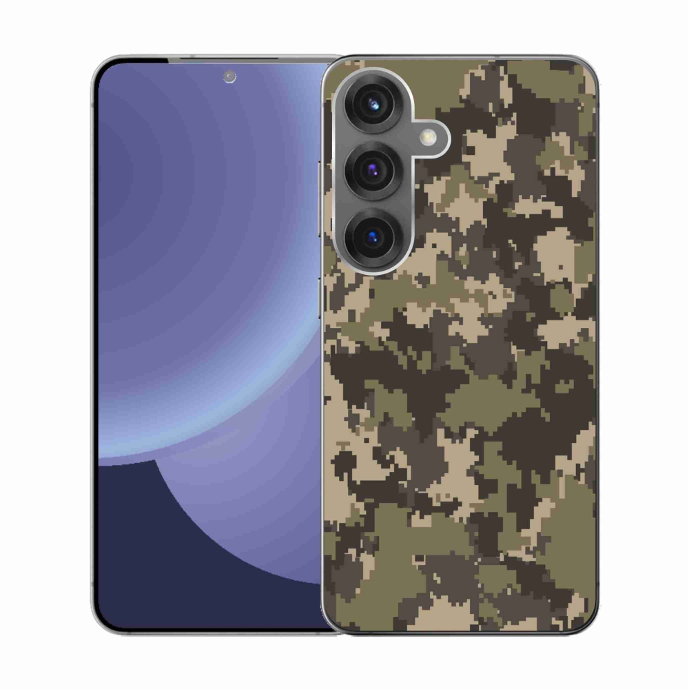 Gél védőhuzat mmCase Samsung Galaxy S25 készülékhez - terepszínű minta 12