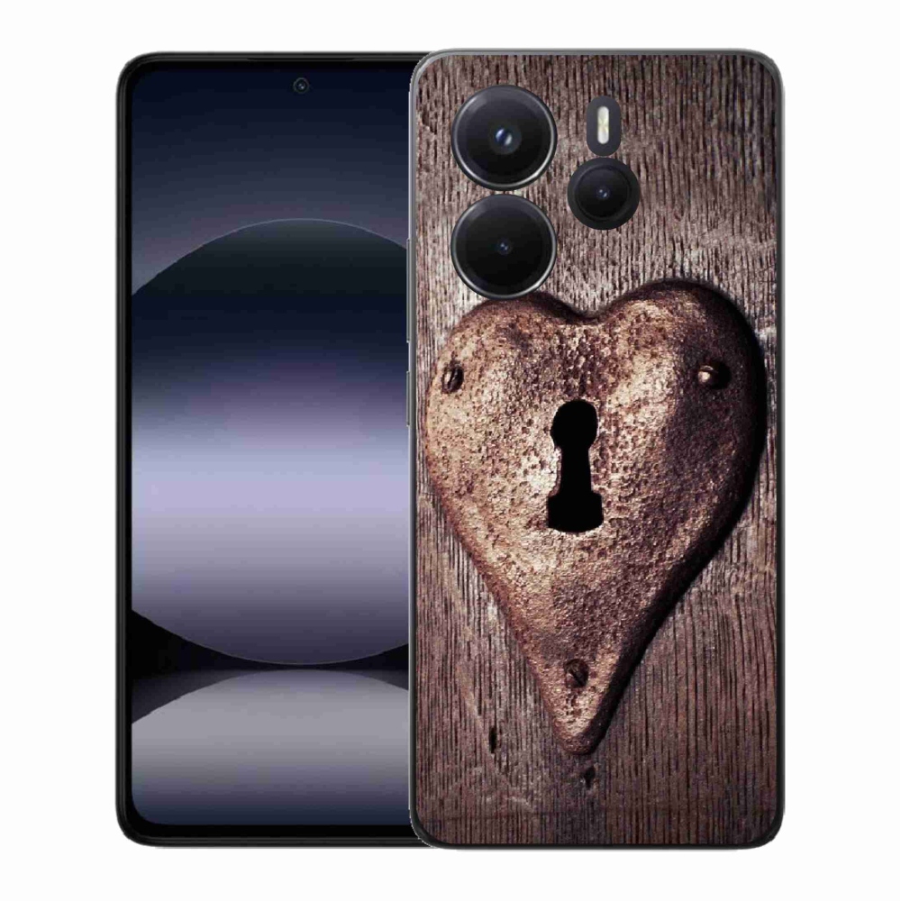 Gél borítás mmCase a Xiaomi Redmi Note 14-hez - szív alakú zár