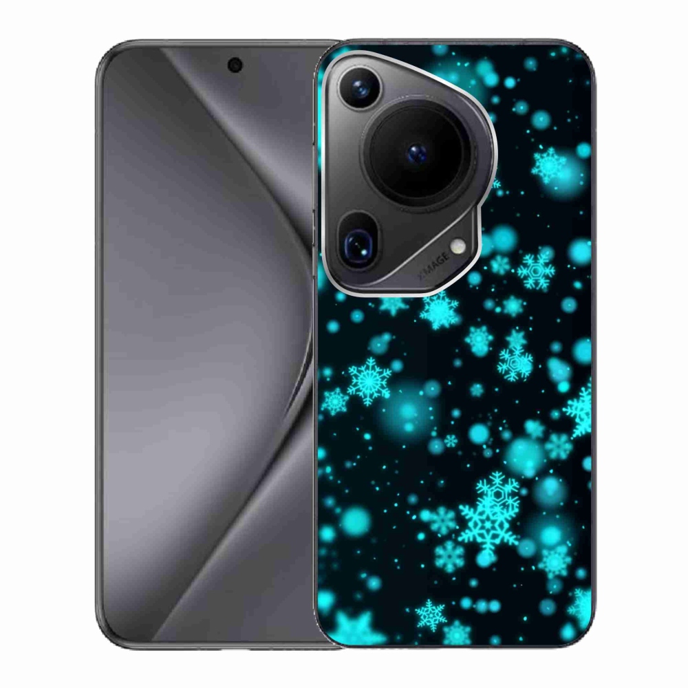 Gél borító mmCase a Huawei Pura 70 Ultra készülékhez - hópelyhek 1