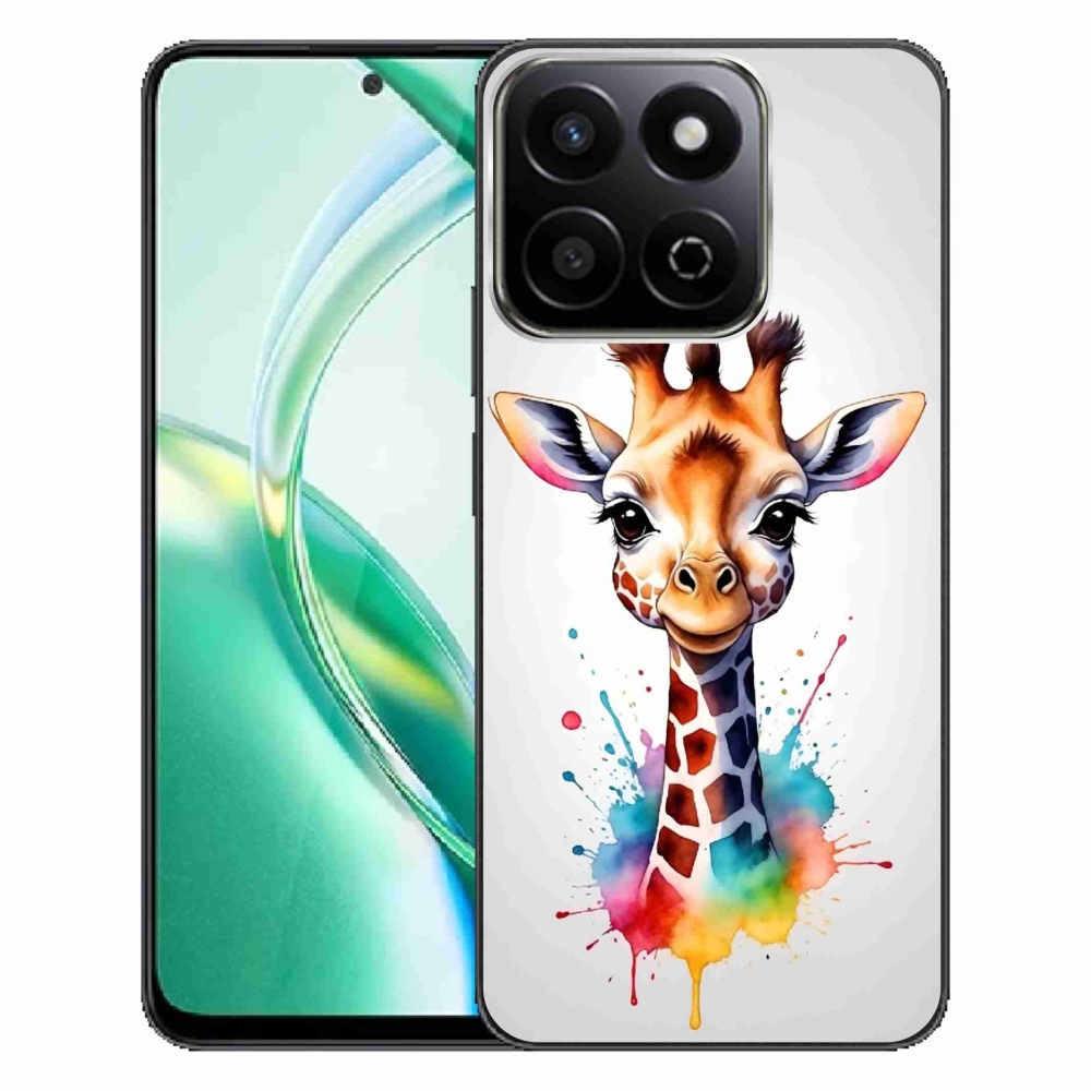 Zselés borító mmCase a Honor 200 Smart 5G készülékhez - zsiráf 1