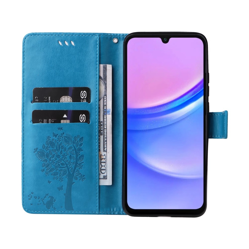 Fák könyve tok Samsung Galaxy A16 4G/5G/A26 5G - kék