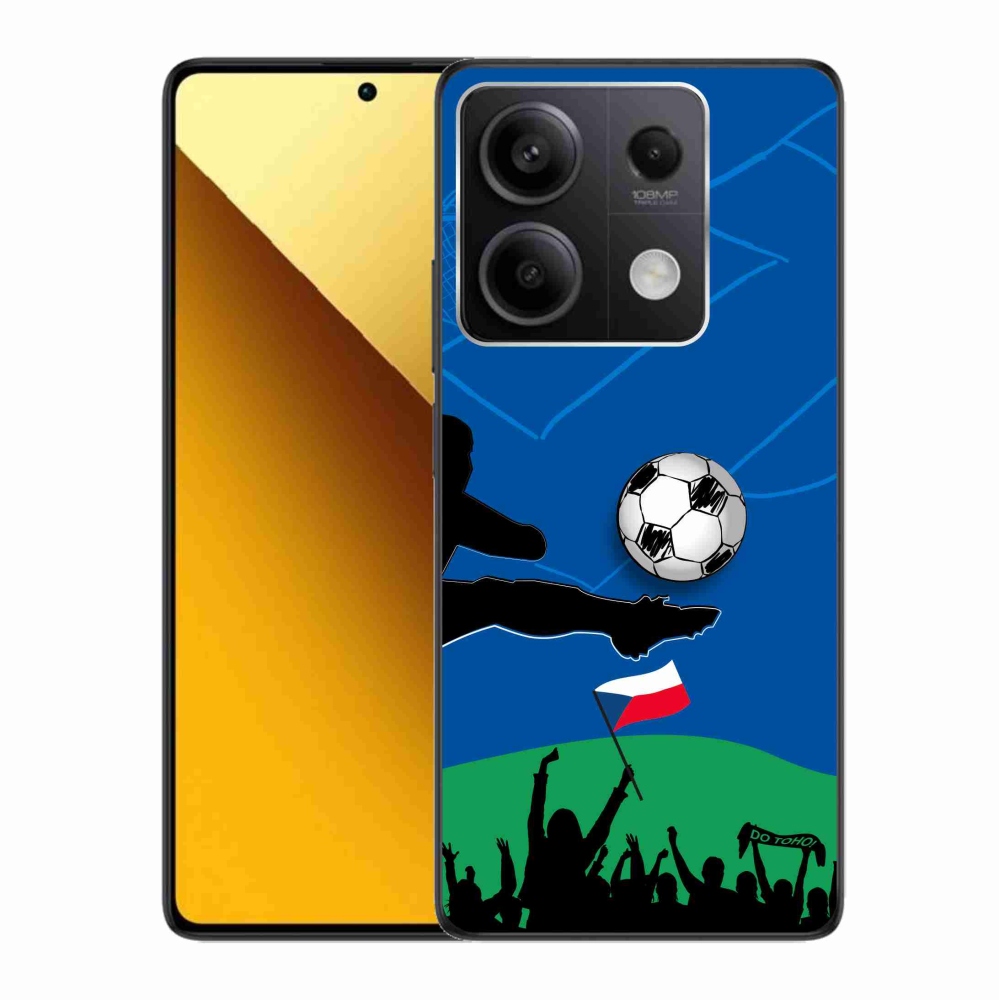 Gél borítás mmCase a Xiaomi Redmi Note 13 5G számára - futballszurkolóknak