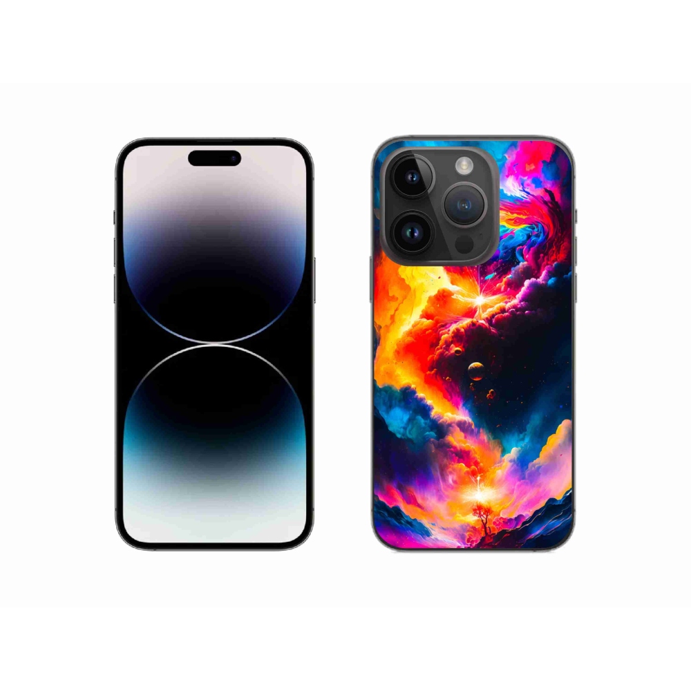 Zselés borítás mmCase iPhone 14 Pro készülékhez - absztrakt motívum