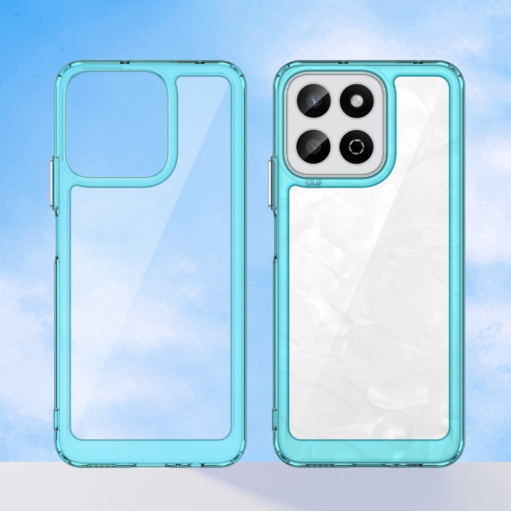 Gél tok fix hátlappal a Honor 200 Smart 5G készülékhez - világoskék színben