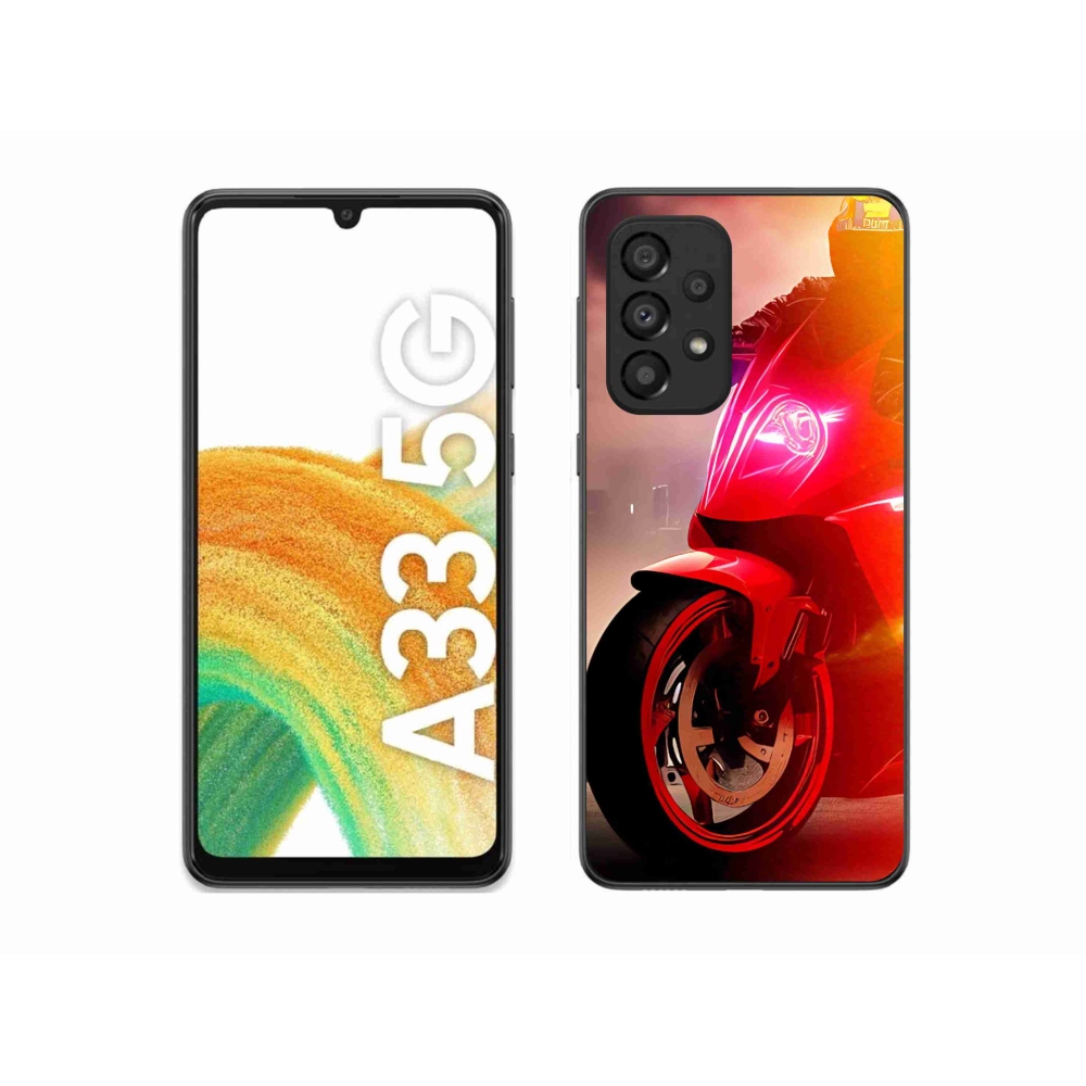 Gél borítás mmCase Samsung Galaxy A33 5G - motorkerékpárhoz