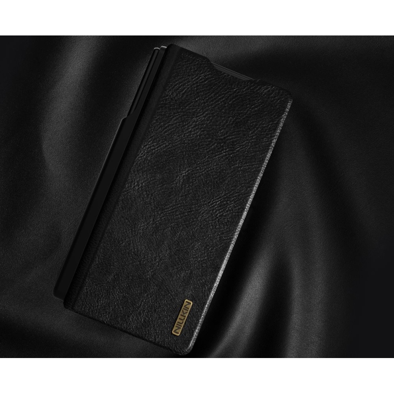 Nillkin Qin Book PRO tolltartó tok Samsung Galaxy Z Fold 7 barna barna