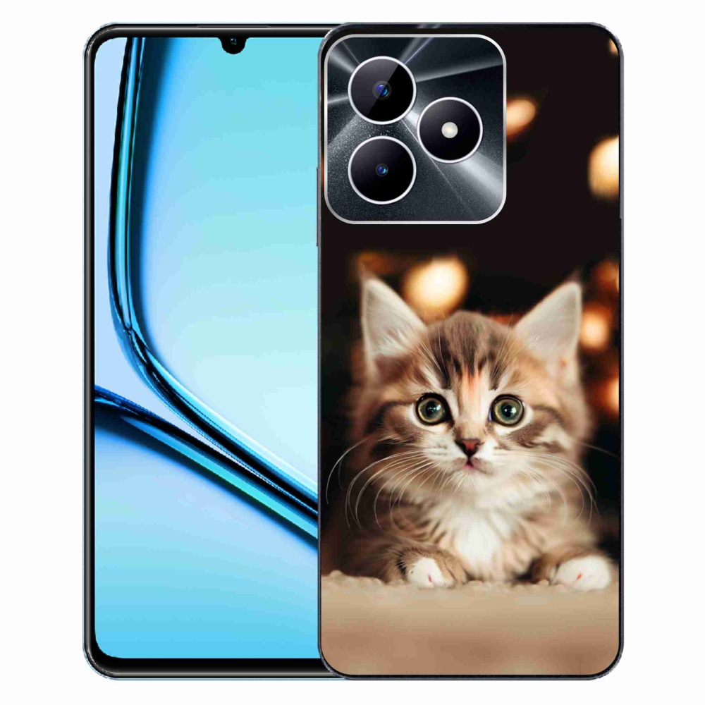 Gél borító mmCase a Realme Note 50 készülékhez - aranyos cica 2