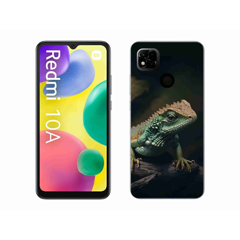 Gél borítás mmCase a Xiaomi Redmi 10A számára - gyík