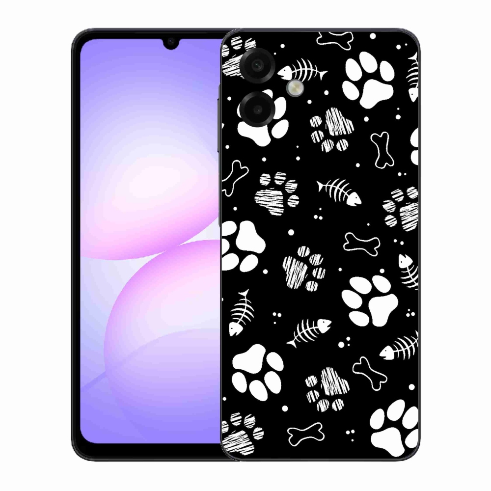 Gél borítás mmCase Samsung Galaxy A07 4G - kutyamancsok