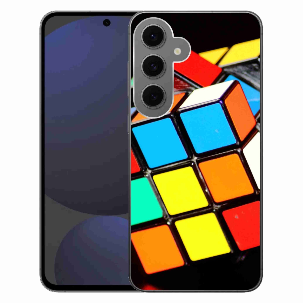 Gél tok mmCase Samsung Galaxy S24 FE készülékhez - Rubik-kocka