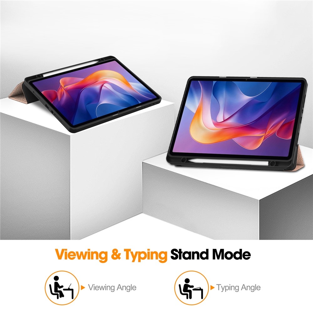 tokok intelligens záró tok a Xiaomi Redmi Pad 2 számára - rózsa arany