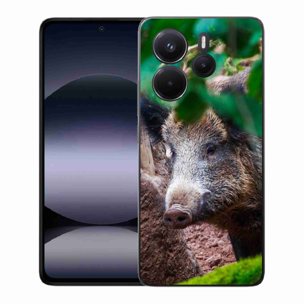 Gél borítás mmCase a Xiaomi Redmi Note 14-hez - vaddisznó