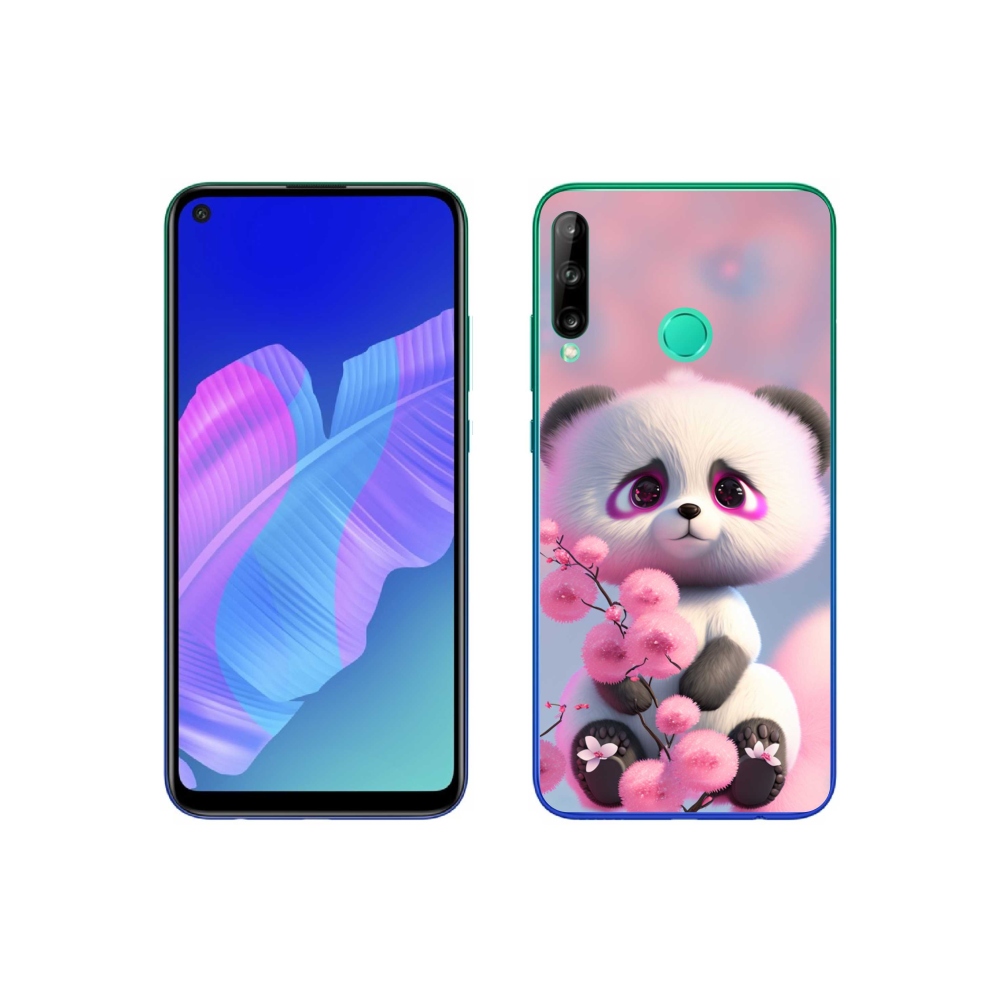 Gél borító mmCase a Huawei P40 Lite E - aranyos panda 1