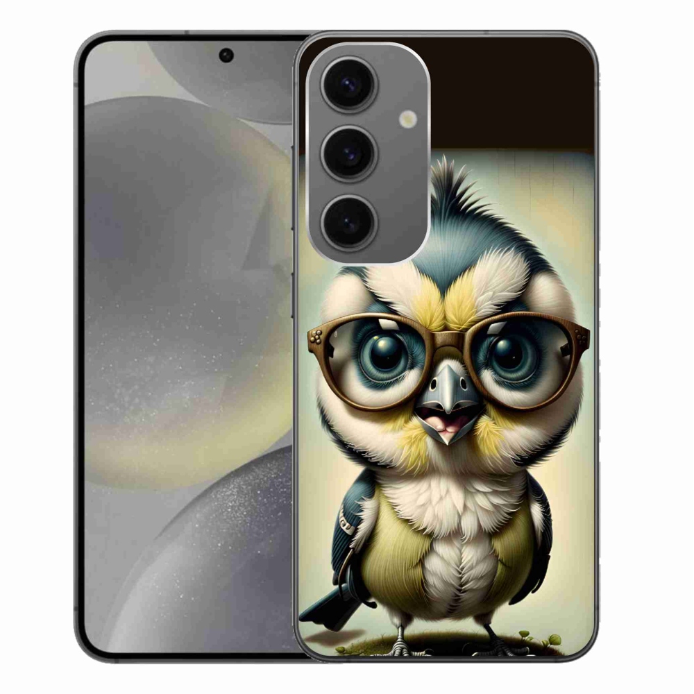 Zselés borítás mmCase Samsung Galaxy S24+ - kölyök szemüveggel