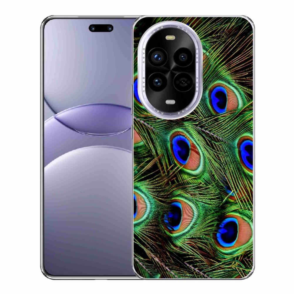 Gél borítás mmCase a Huawei Nova 13 Pro 5G számára - pávatoll